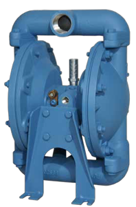 Air operated double diaphragm pump, abreviated AODD pump.